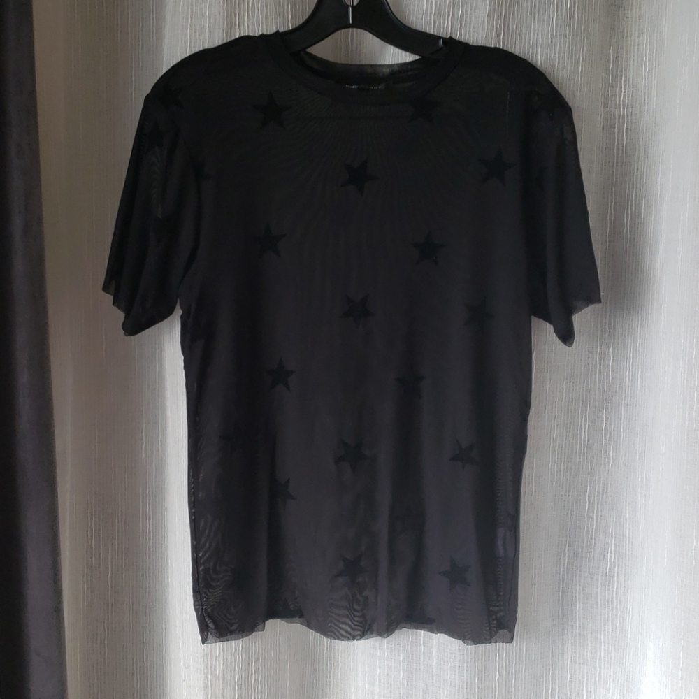 Romeo + Juliette Mesh Short Sleeve Top